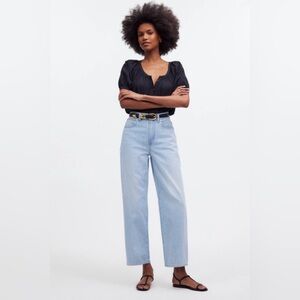 Madewell The Perfect Vintage Wide-Leg Crop Jean About size 36- EUC
